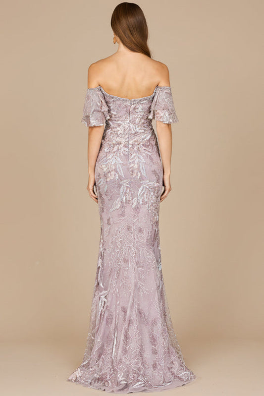Off Shoulder Mermaid Lace Gown