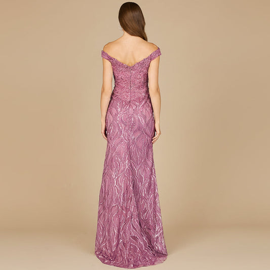 Off Shoulder, Mermaid Lace Gown