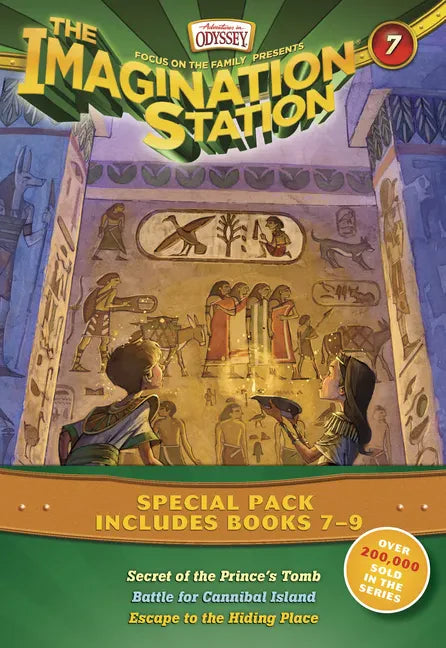 The Imagination Station Special Pack, Books 7-9: Secret of the Prince's Tomb/Battle for Cannibal Island/Escape to the Hiding Place - Paperback