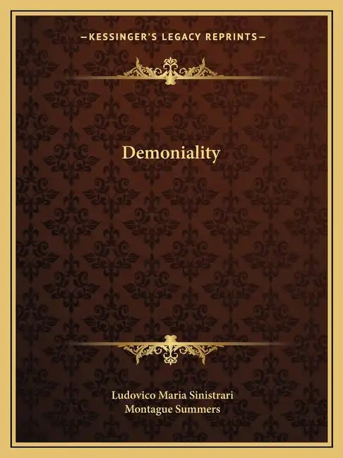 Demoniality - Paperback