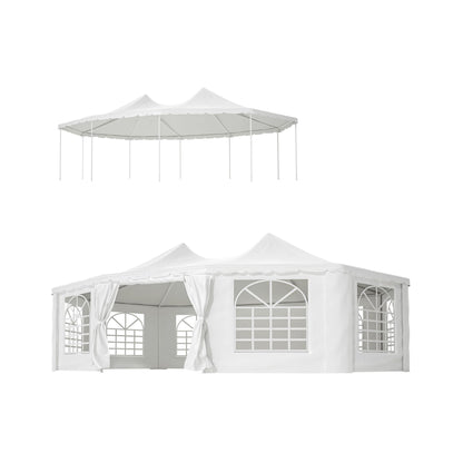 [29X21FT] Extra-Large Heavy-Duty Outdoor Waterproof Party, Wedding Tent With Steel Frame (SAK53821)