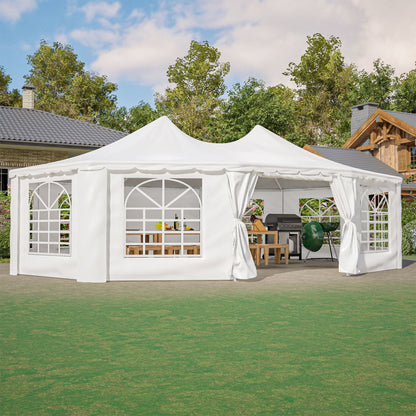 [29X21FT] Extra-Large Heavy-Duty Outdoor Waterproof Party, Wedding Tent With Steel Frame (SAK53821)