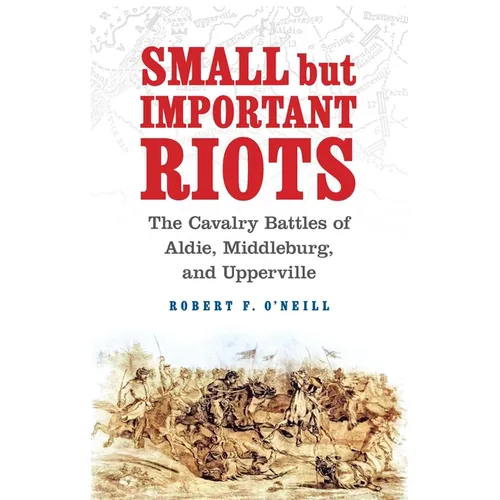 Small But Important Riots: The Cavalry Battles of Aldie, Middleburg, and Upperville - Hardcover