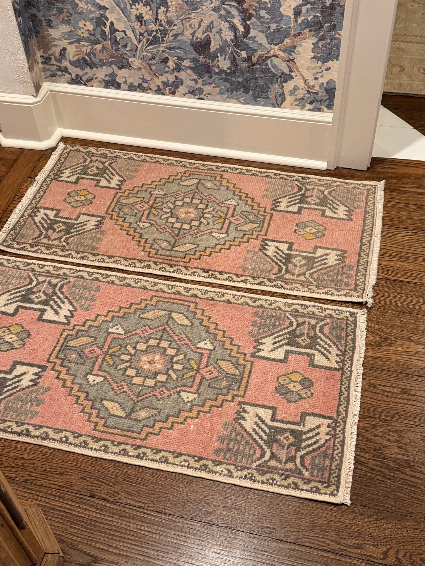 2 of 2 Matching Oushak Mats