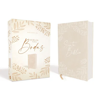 Rvr60, Santa Biblia Para Bodas, Tapa Dura/Tela, Caja de Regalo, Palabras de Jesús En Rojo, Comfort Print - Hardcover