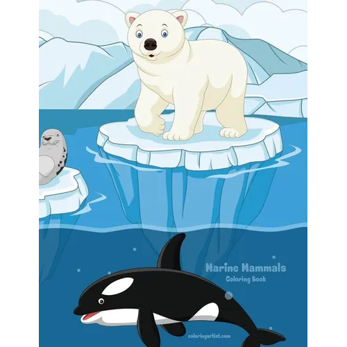 Marine Mammals Coloring Book 1 - Paperback