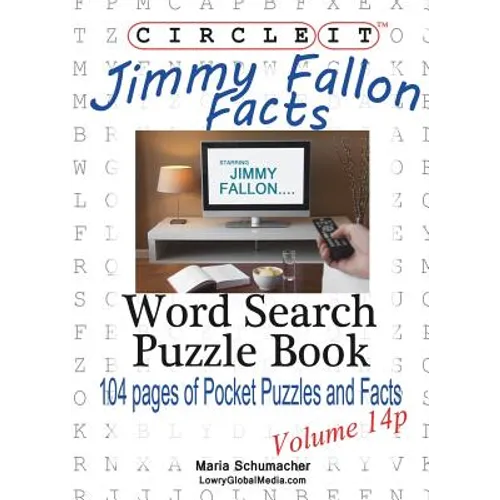 Circle It, Jimmy Fallon Facts, Pocket Size, Word Search, Puzzle Book - Paperback