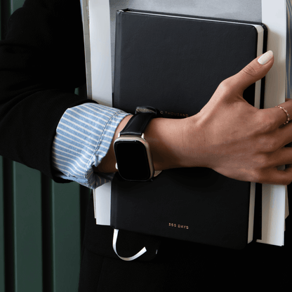 Apple Watch Cream Leather Strap - Boston