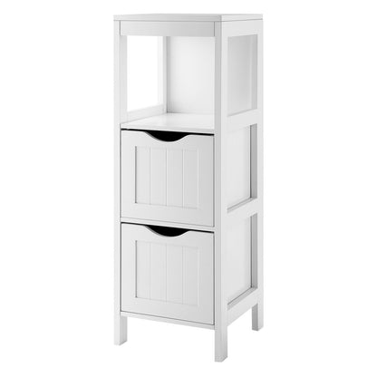 Freestanding Storage Cabinet with 2 Removable Drawers for Bathroom