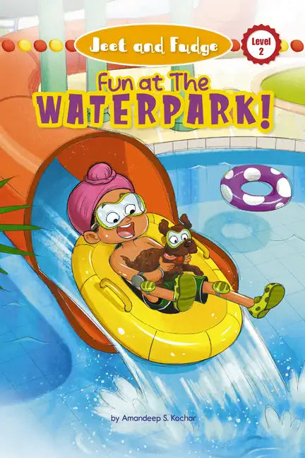 Jeet and Fudge: Fun at the Waterpark - Library Binding