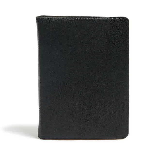 KJV Study Bible, Full-Color, Black Premium Goatskin, Indexed - Leather
