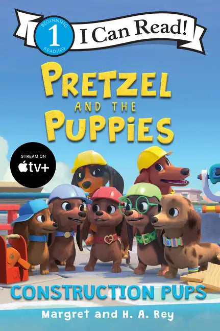 Pretzel and the Puppies: Construction Pups - Hardcover