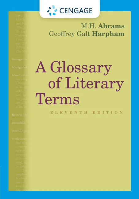 A Glossary of Literary Terms - Paperback