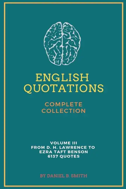 English Quotations Complete Collection: Volume III - Paperback