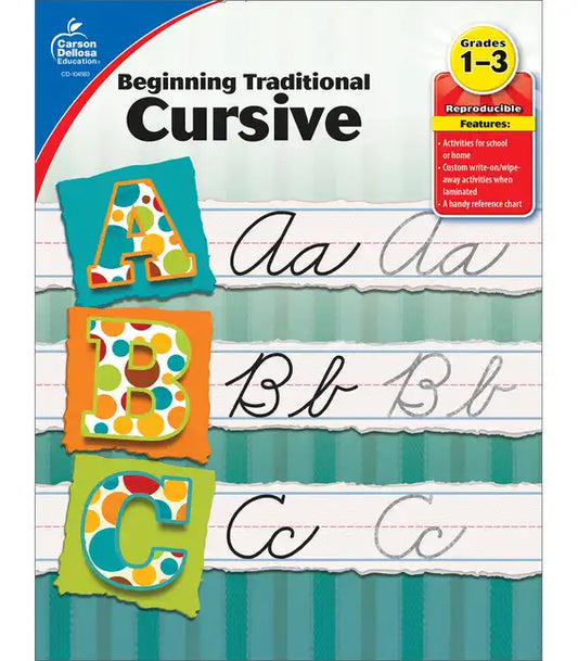 Beginning Traditional Cursive, Grades 1 - 3 - Paperback