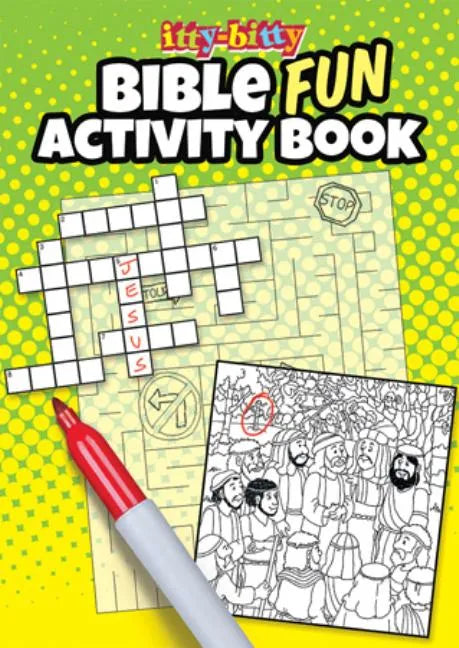 Bible Fun Ittybitty Activity Book (6pk) - Paperback