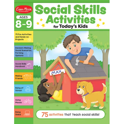 Social Skills Activities for Today's Kids, Age 8 - 9 Workbook - Paperback