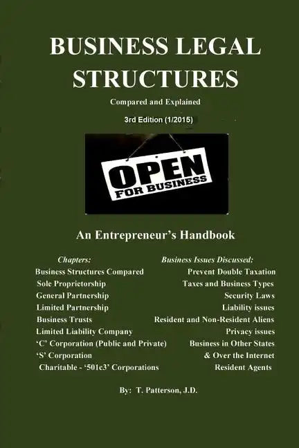 Business Legal Structures: An Entrepreneur's Handbook - Paperback