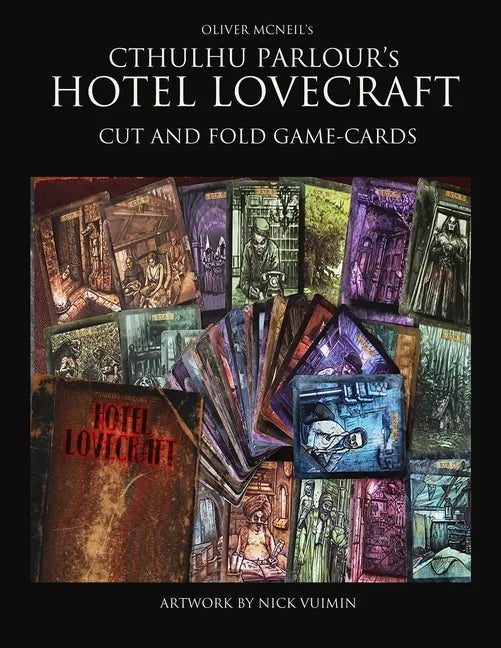 Cthulhu Parlour Hotel Lovecraft Cut and fold Game-Cards - Paperback