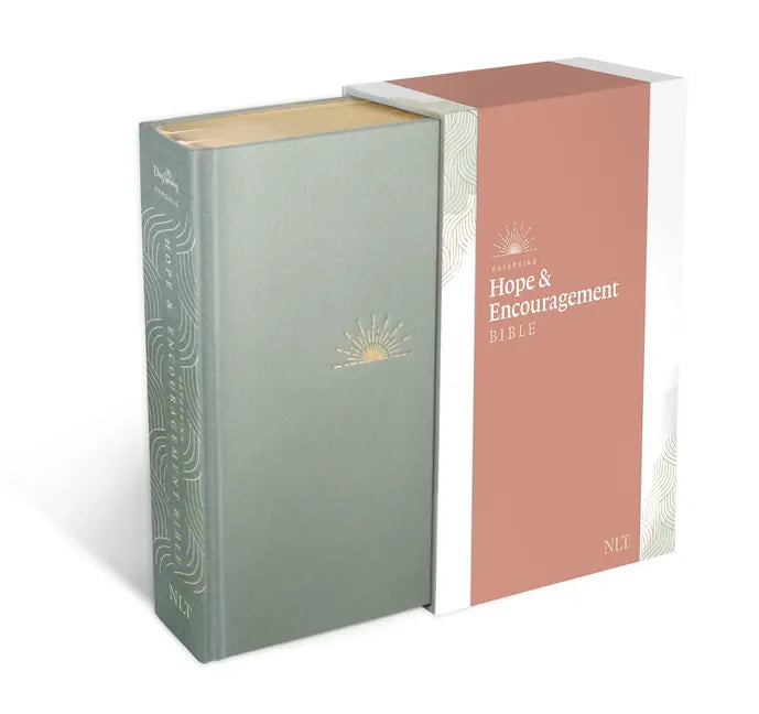 NLT Dayspring Hope & Encouragement Bible (Hardcover Deluxe, Seafoam Green) - Hardcover