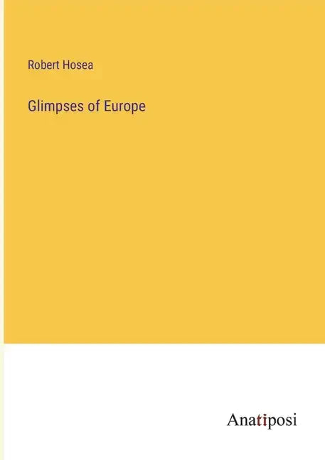 Glimpses of Europe - Paperback