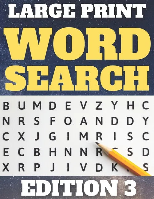 Large Print Word Search: 80 Large Print Word Searches for Adults & Seniors - Find Hundreds of Words - Suitable for Kids (Word Set Edition 3) - Paperback