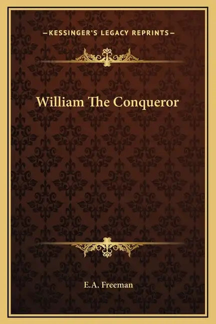 William the Conqueror - Hardcover
