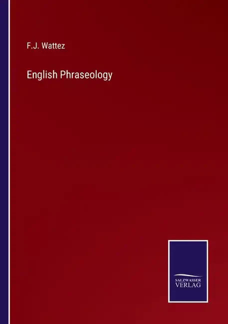 English Phraseology - Paperback