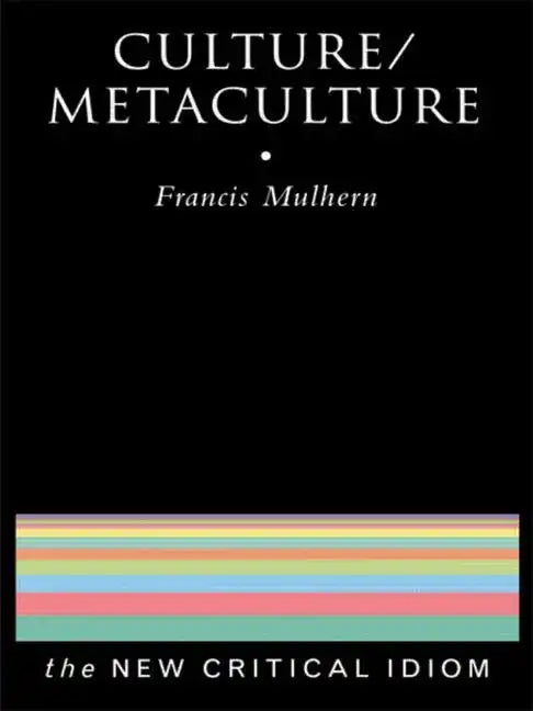 Culture/Metaculture - Paperback