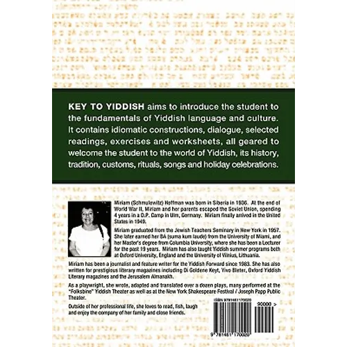 Key to Yiddish - Paperback