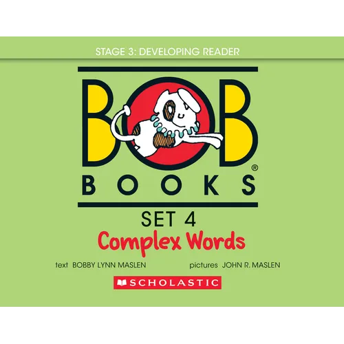 Bob Books - Complex Words Hardcover Collection of 8 Stories Decodable Phonics Stories, Ages 4 and Up, Kindergarten, First Grade (Stage 3: Developing R - Hardcover