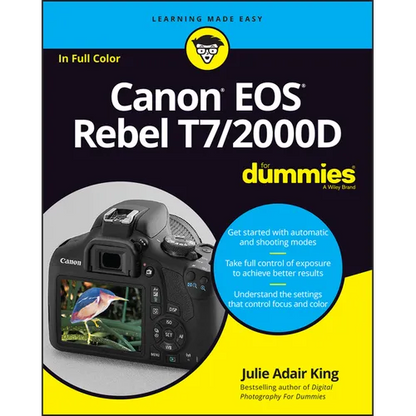 Canon EOS Rebel T7/2000d for Dummies - Paperback