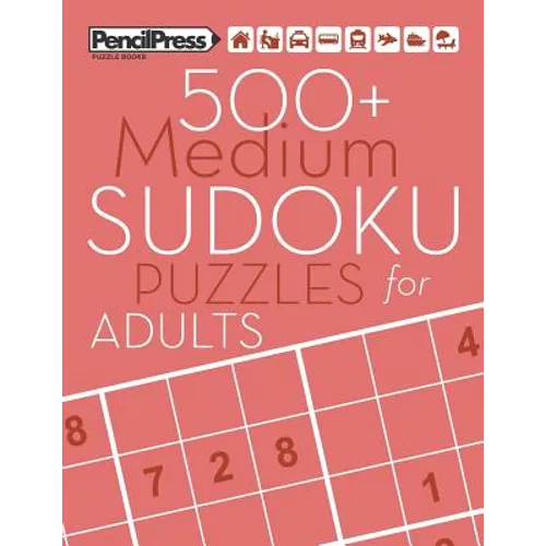 500+ Medium Sudoku Puzzles for Adults: Sudoku Puzzle Books Medium (with answers) - Paperback
