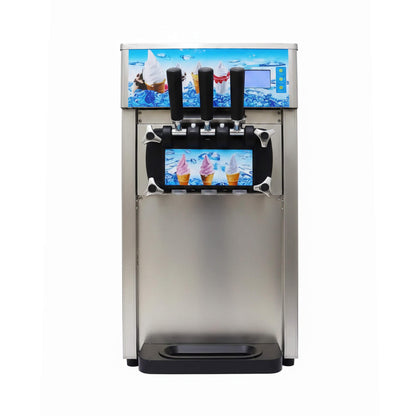3-Flavor 9L Commercial 1200W Countertop Soft Serve Machine (SAK51986)