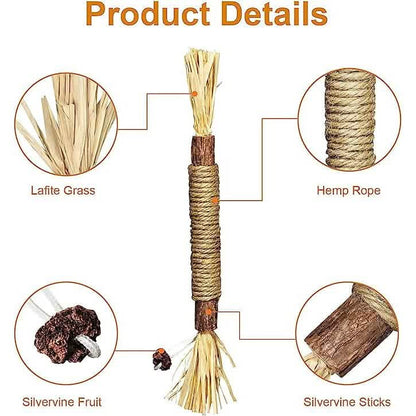 3-Pack: Silvervine Sticks Cat Toys