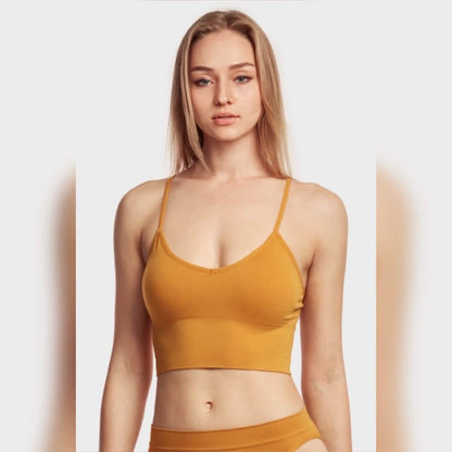 3-Pack: Women's Breathable Seamless Spaghetti Strap Sports Bra