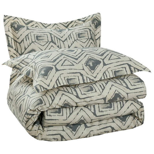 3-Piece: Global Mali Cotton Comforter Set