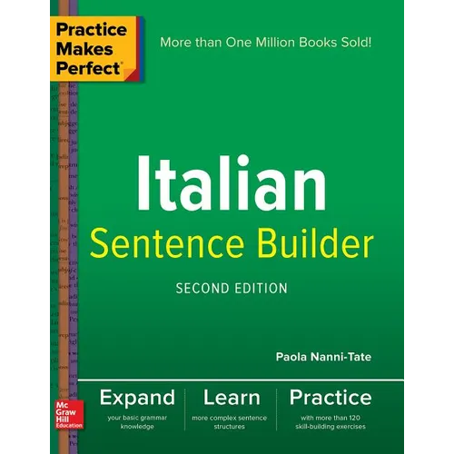 Practice Makes Perfect Italian Sentence Builder - Paperback