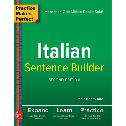 Practice Makes Perfect Italian Sentence Builder - Paperback