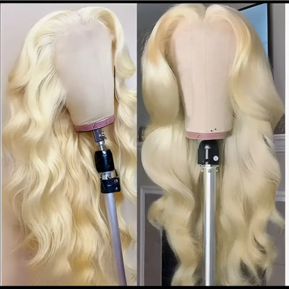 30 Inch HD 13x4 Blonde Body Wave Human Hair Wig