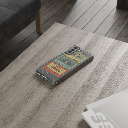 80's Jam Cassette Tapes Clear Mobile Phone Case
