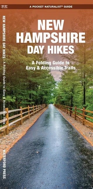 New Hampshire Day Hikes: A Folding Pocket Guide to Gear, Planning & Useful Tips - Paperback