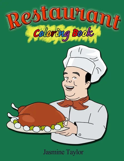Restaurant Coloring Book - Paperback