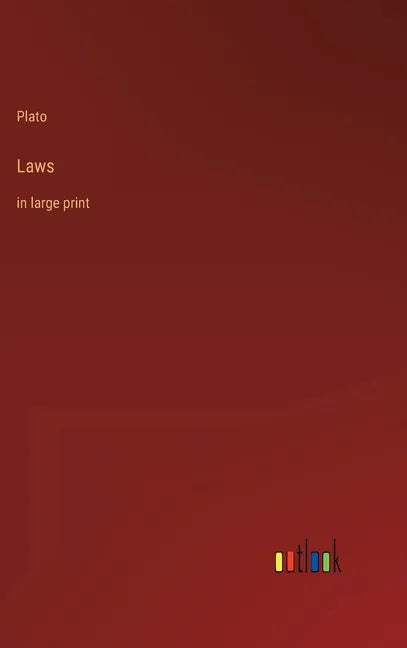 Laws: in large print - Hardcover