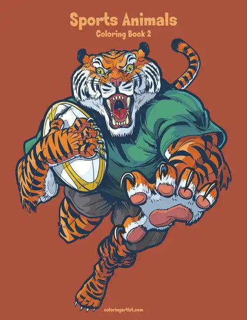 Sports Animals Coloring Book 2 - Paperback