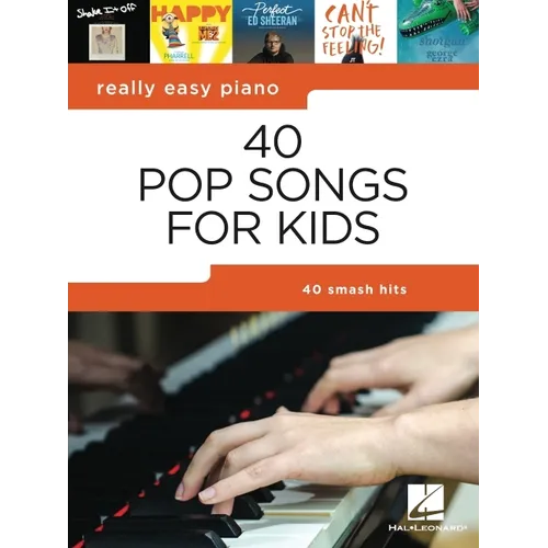 40 Pop Songs for Kids: Really Easy Piano Songbook - Paperback