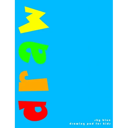 Sky Blue Drawing Pad For Kids - Paperback