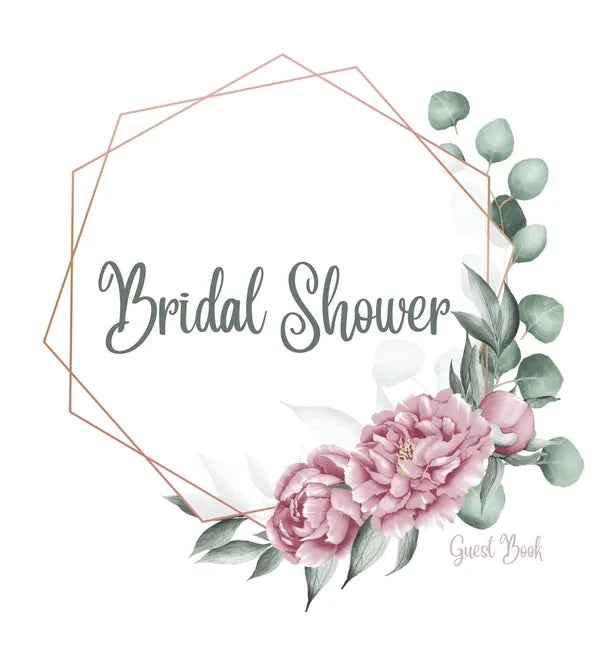 Bridal shower guest book with games - Hardcover