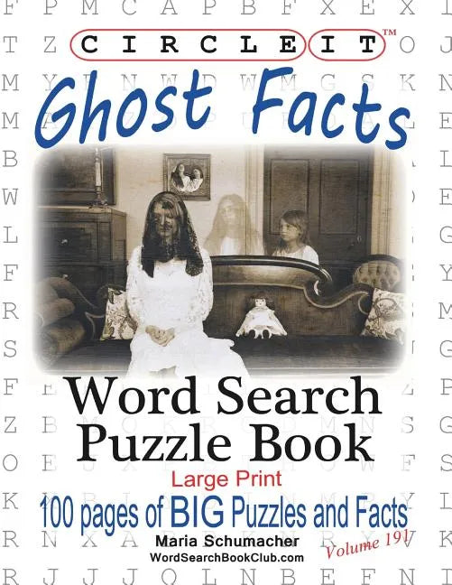 Circle It, Ghost Facts, Word Search, Puzzle Book - Paperback