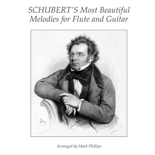 Schubert's Most Beautiful Melodies for Flute and Guitar - Paperback